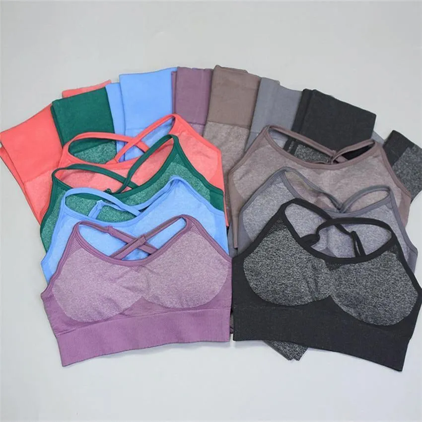 2PCS/Set Camouflage Fitness Yoga Set For Woment