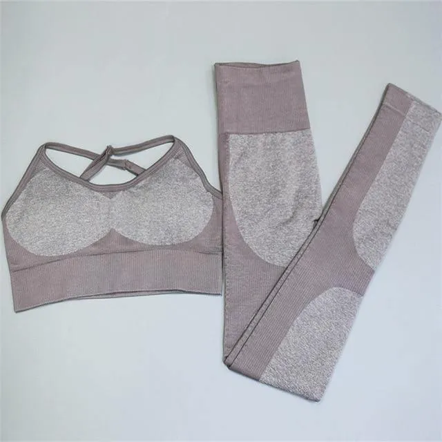 2PCS/Set Camouflage Fitness Yoga Set For Woment