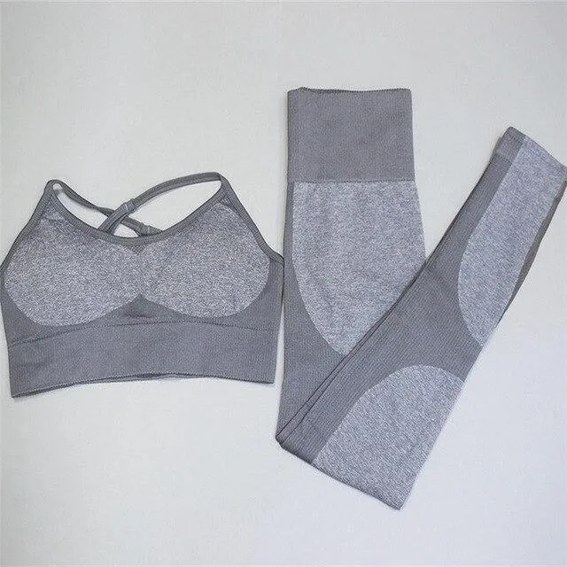 2PCS/Set Camouflage Fitness Yoga Set For Woment