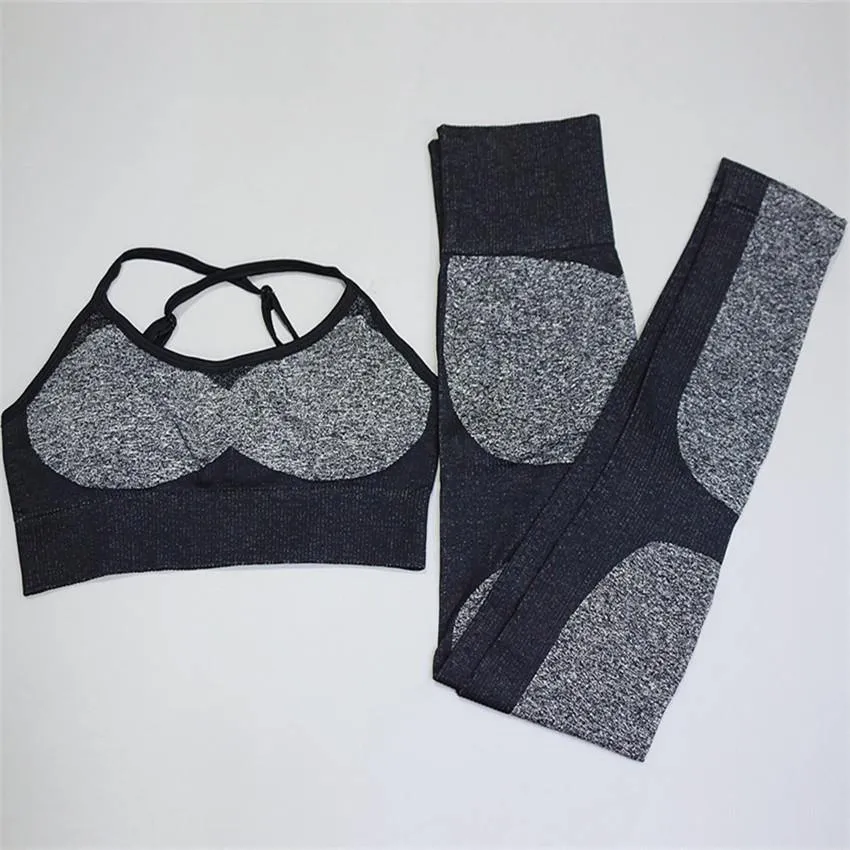 2PCS/Set Camouflage Fitness Yoga Set For Woment
