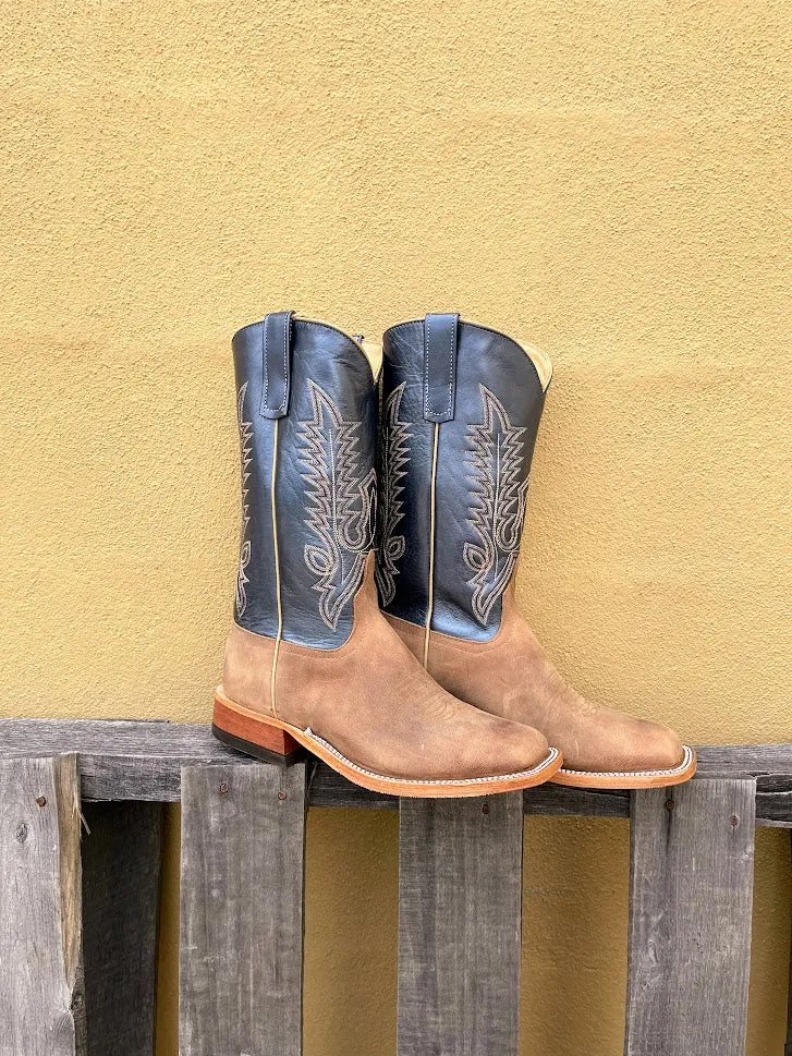 Anderson Bean 323898 12" Sand Angry Elk Wide Square Toe (SHOP IN-STORES TOO)