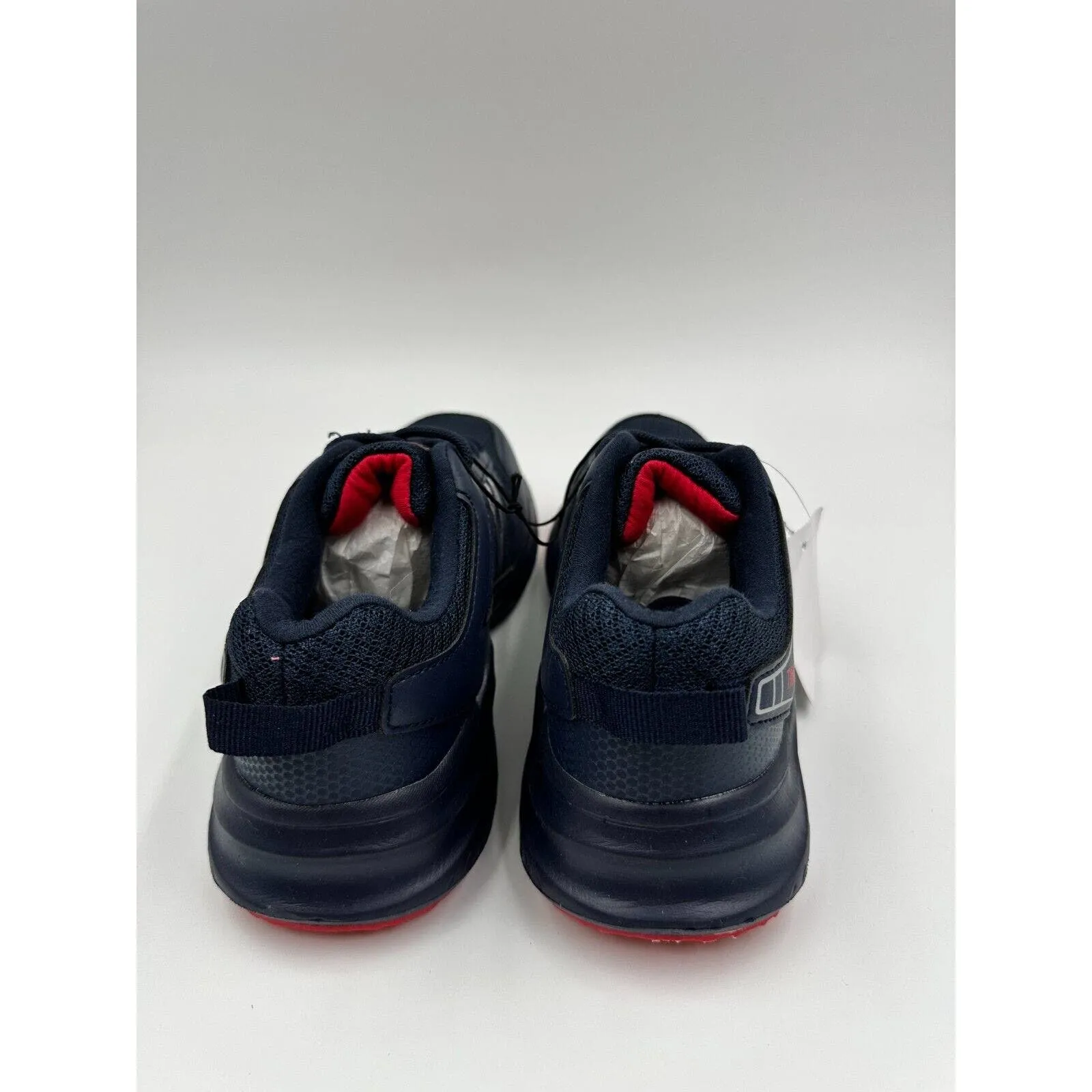 Big Kids Size 2 Black & Red Boys Sneakers