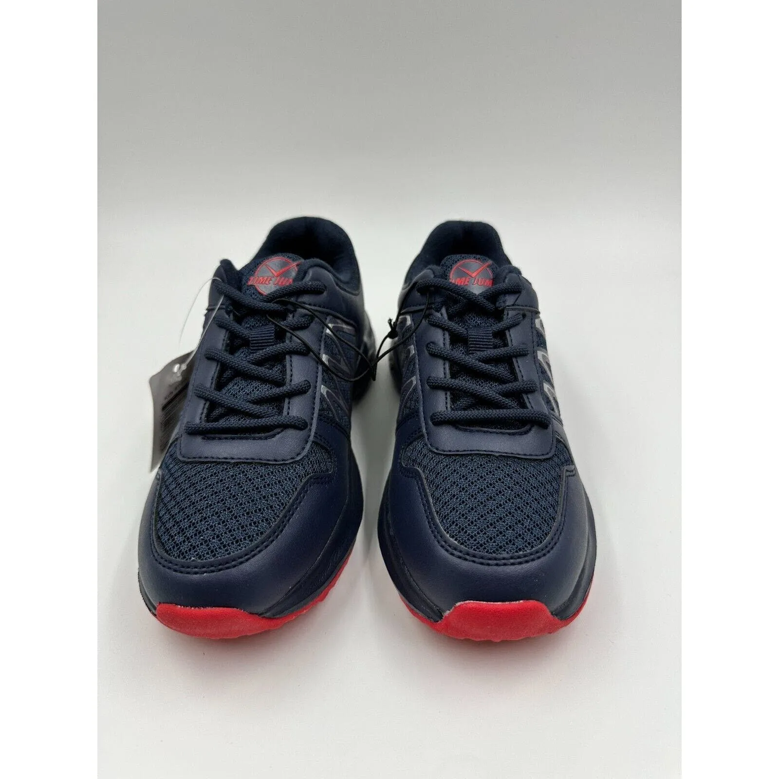 Big Kids Size 2 Black & Red Boys Sneakers