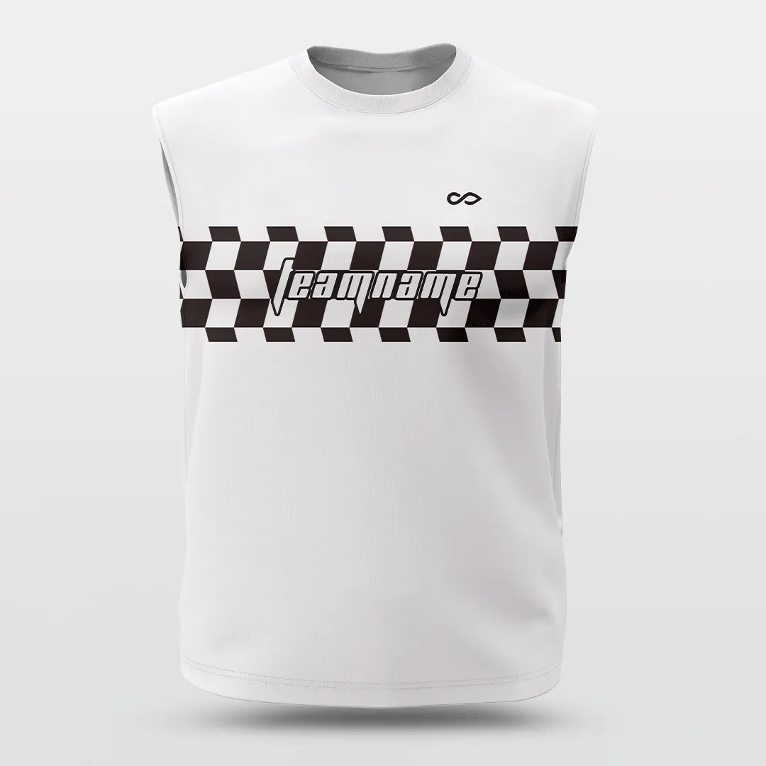 Checkerboard - Customized Wide Shoulder Basketball Jersey