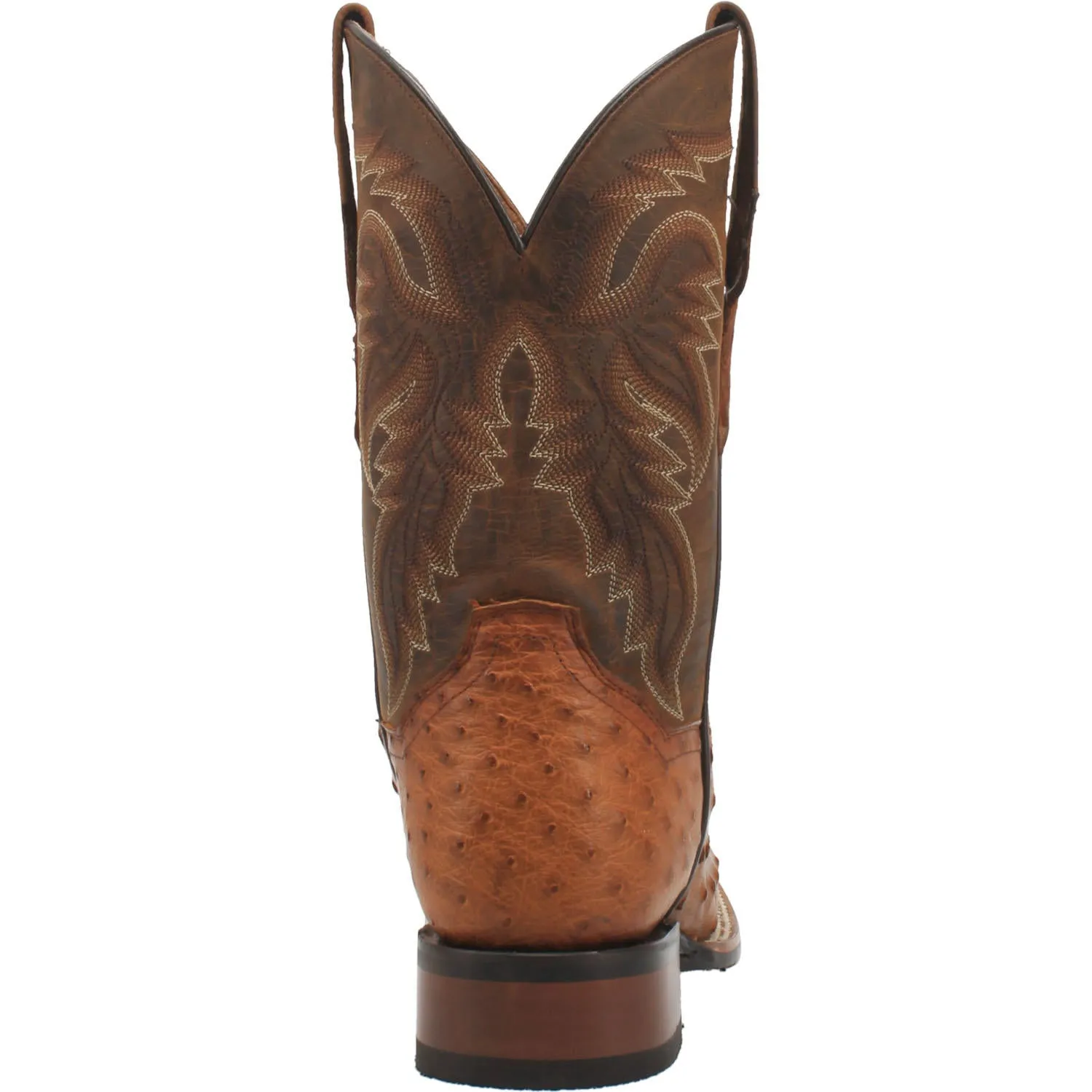 Dan Post DP4874 11" Alamosa Bay Apache Full Quill Ostrich Wide Square Toe Boot (SHOP IN-STORE TOO)