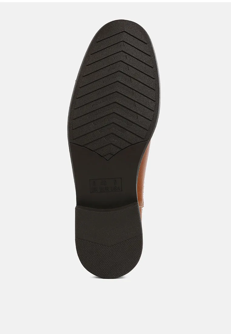Fraser Faux Leather Pull Tabs Boots