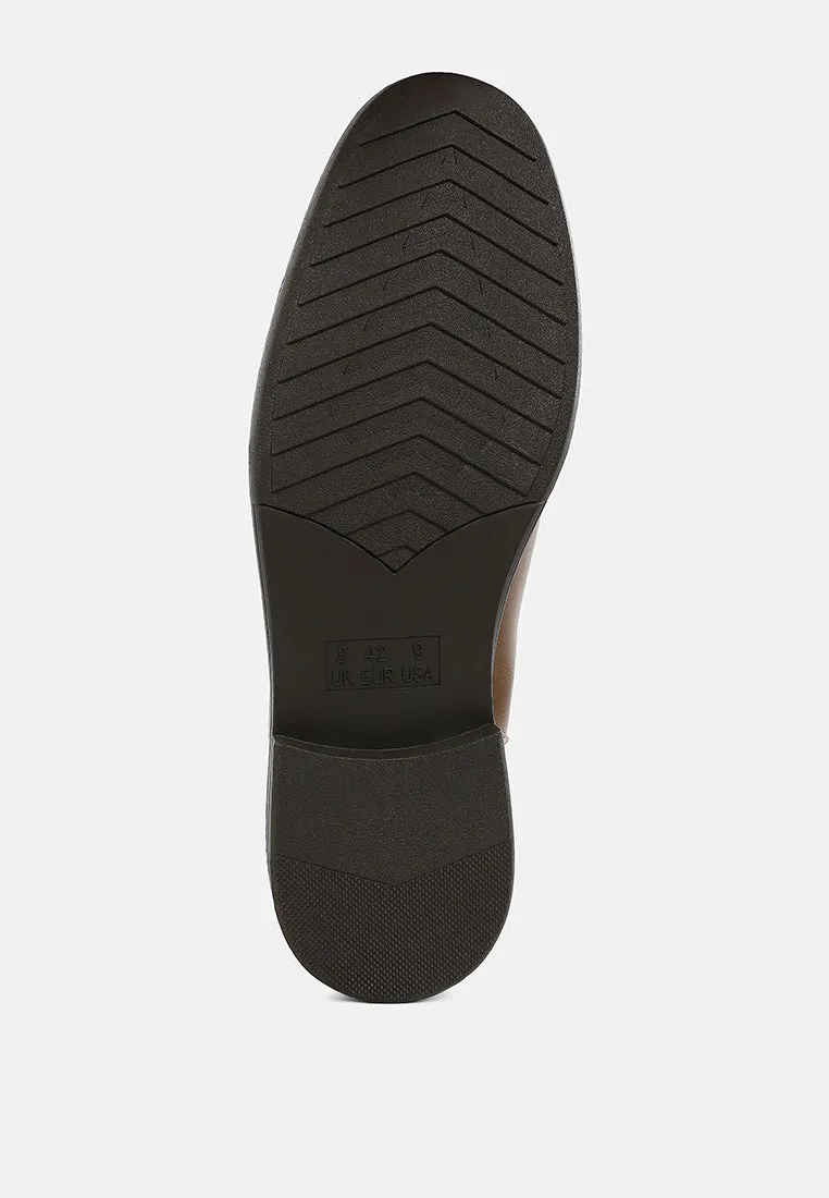 Fraser Faux Leather Pull Tabs Boots