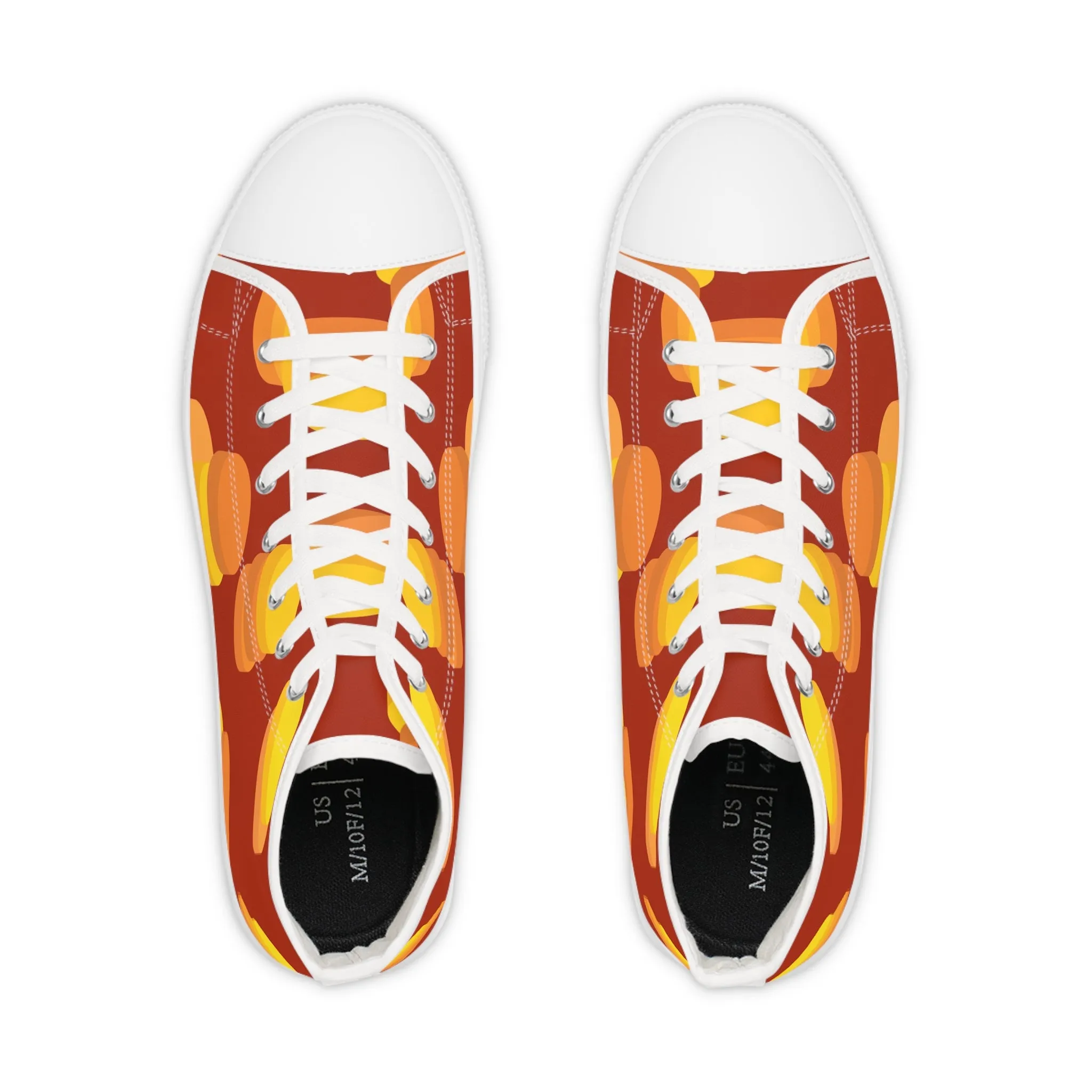 Golden Coins Men's High Top Sneakers