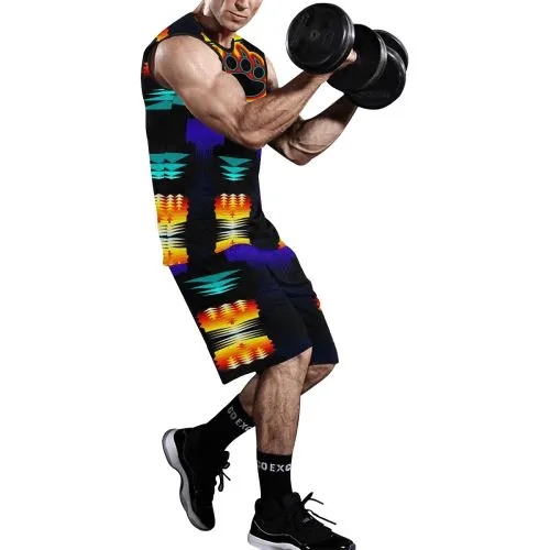 Midnight Sage Bearpaw Basketball Uniform