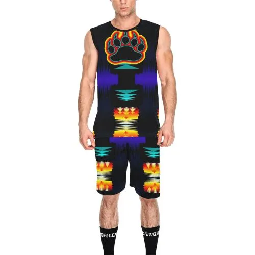 Midnight Sage Bearpaw Basketball Uniform