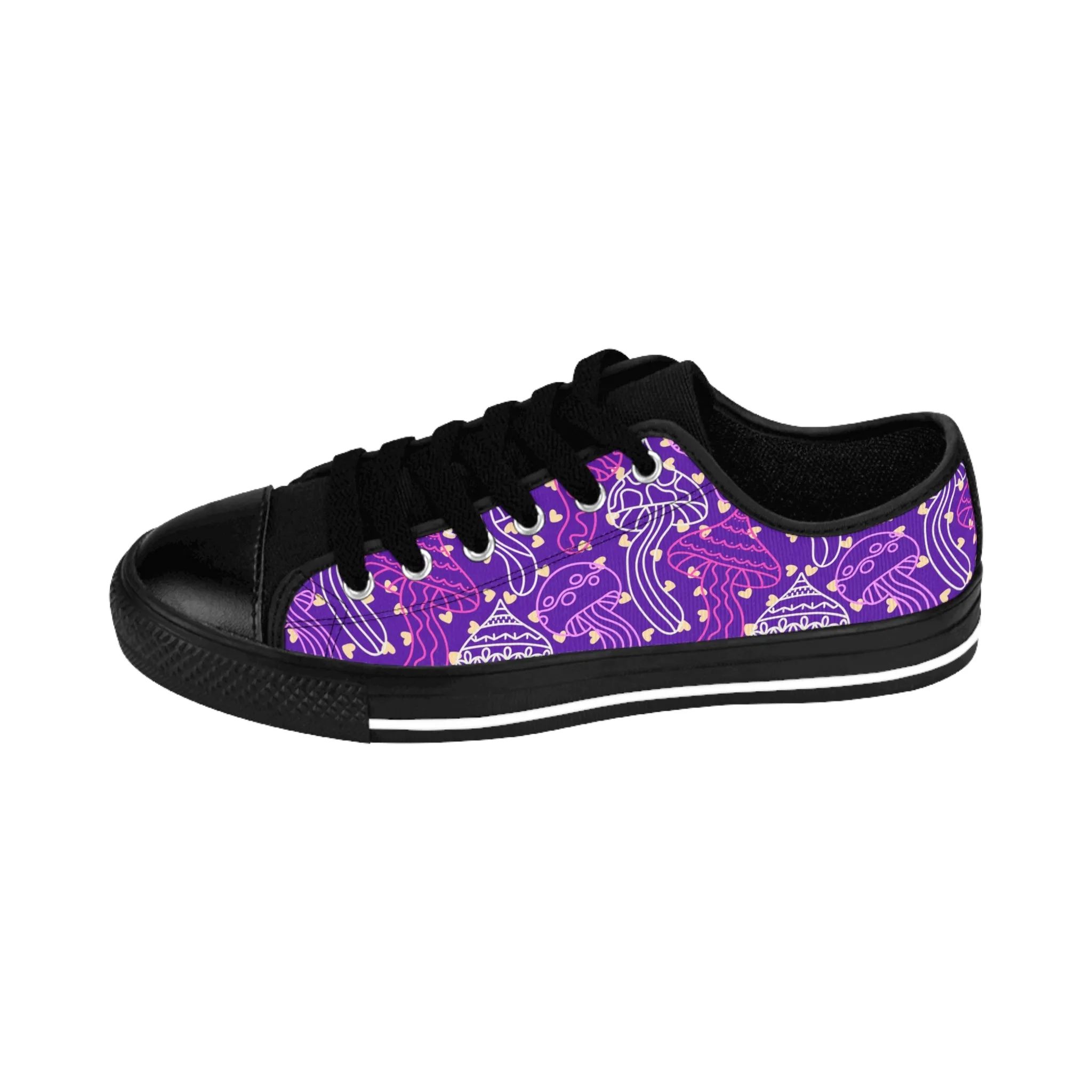Neon Mushrooms Women's Sneakers