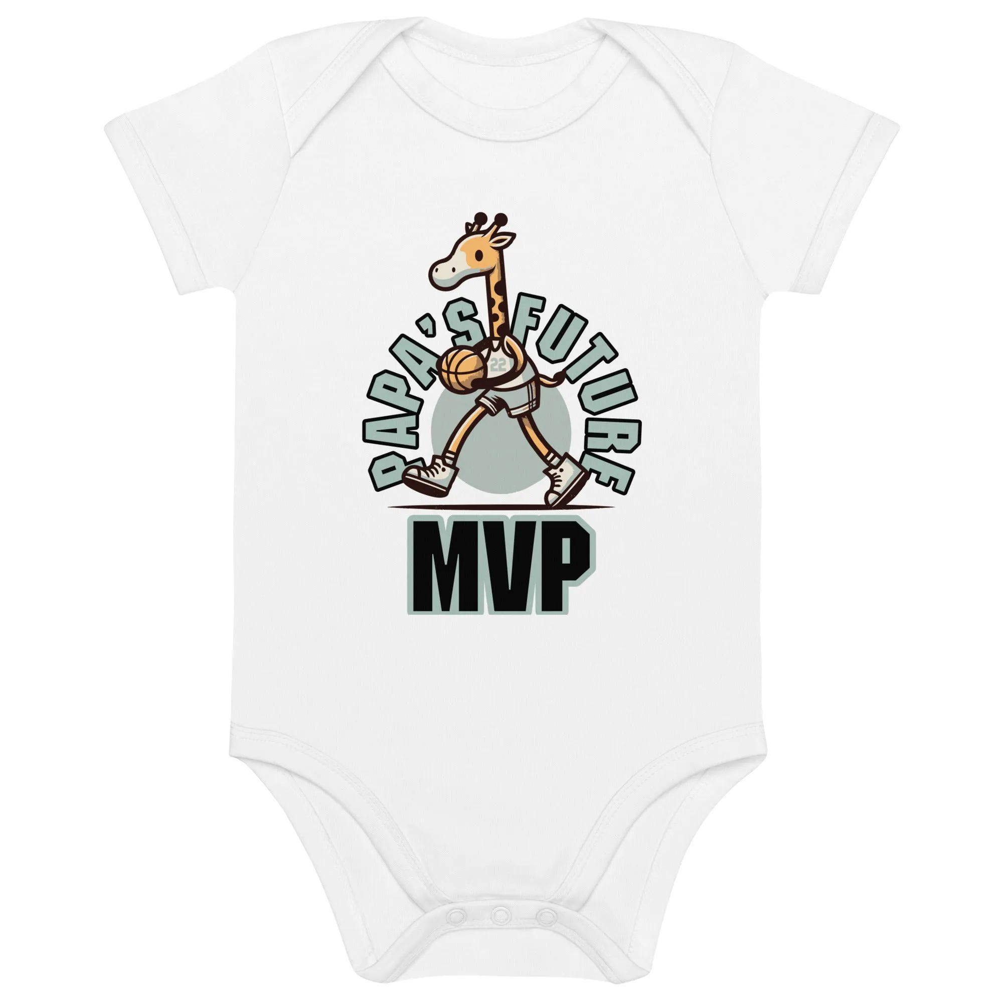 Organic Cotton Baby Bodysuit Papa’s Future MVP