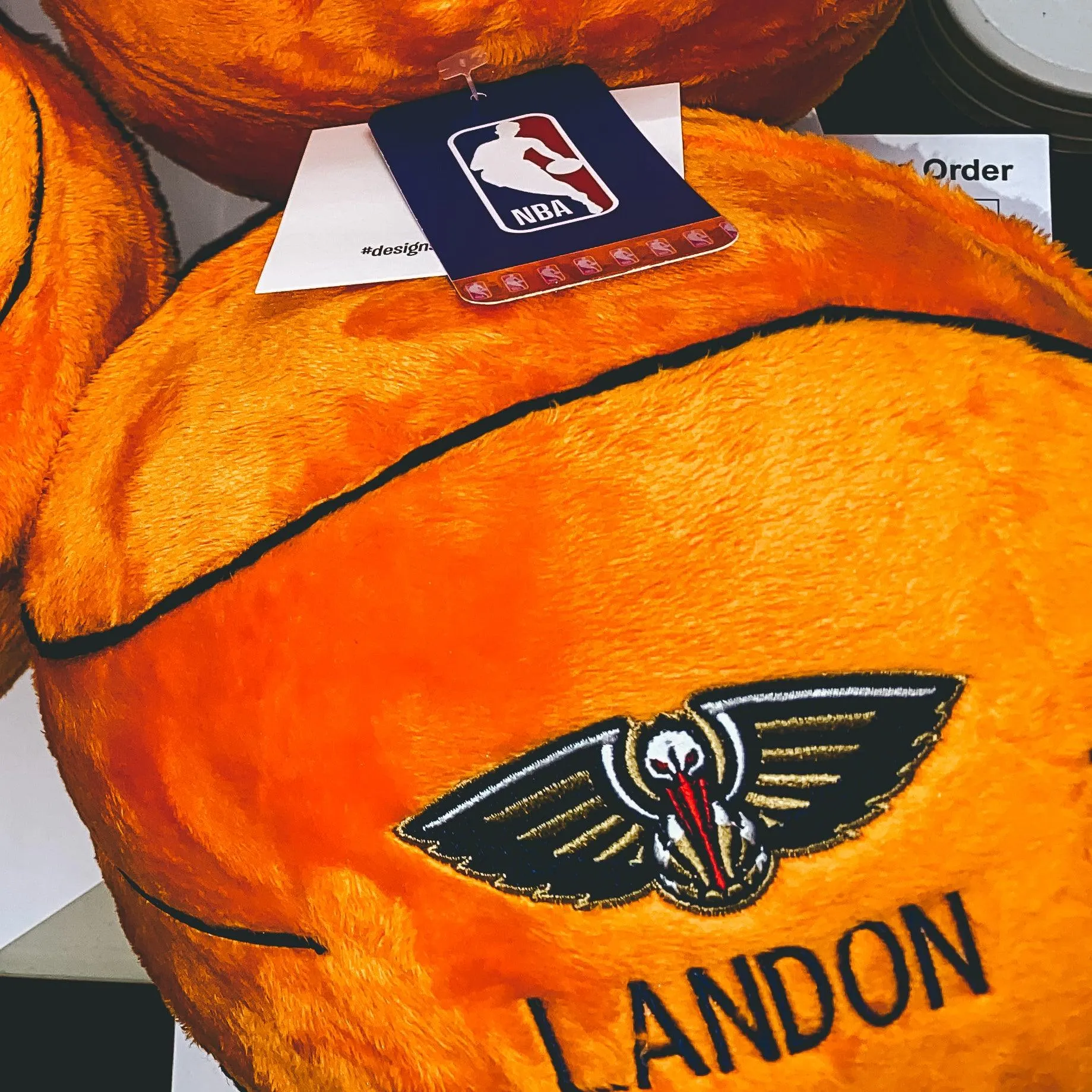Personalized New Orleans Pelicans Plush Basketball