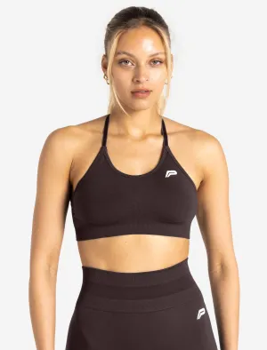 Scrunch Seamless Sports Bra - Chocolate Plum Scrunch Seamless Sports Bra - Chocolate Plum