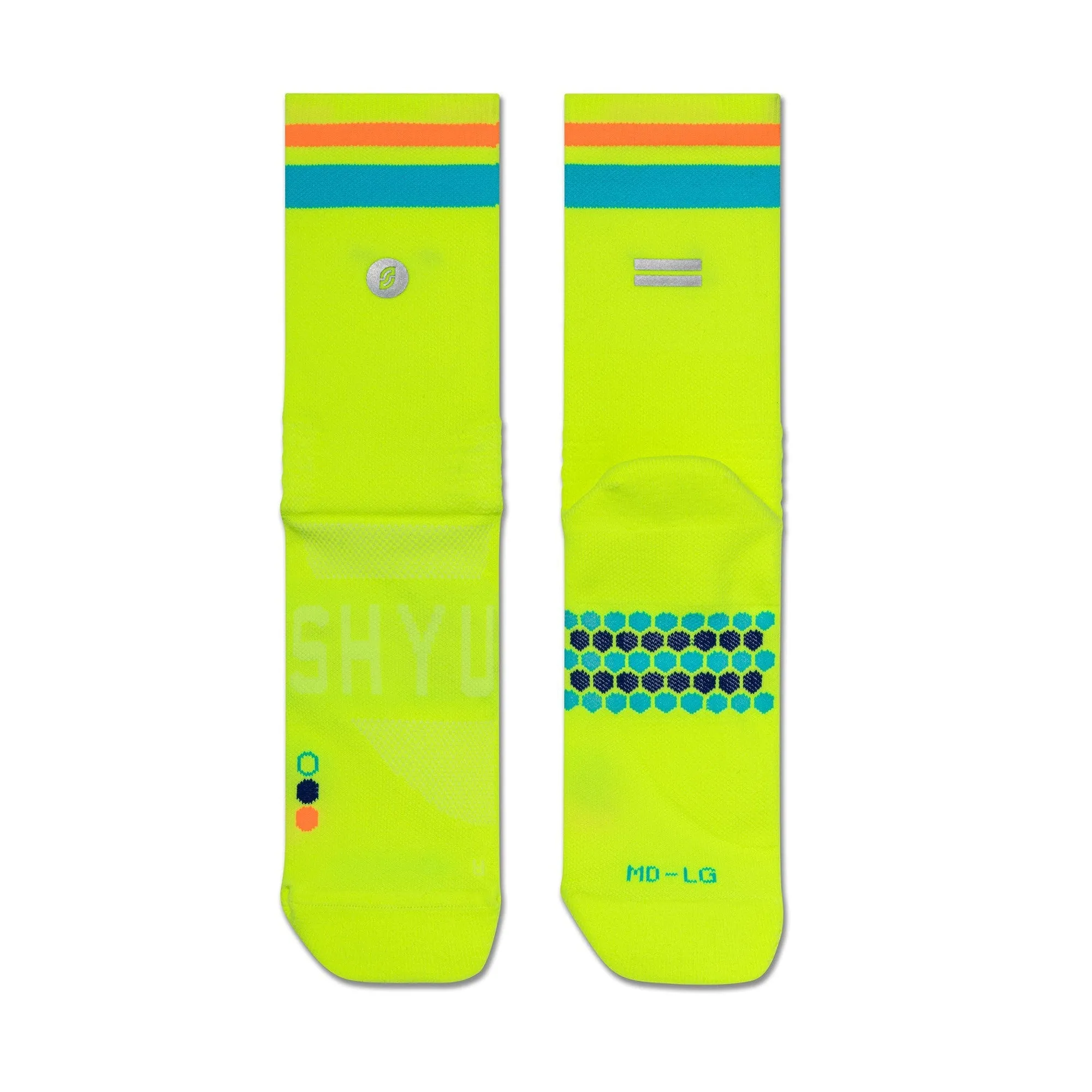 Shyu Racing Sock - Volt | Pacific | Orange