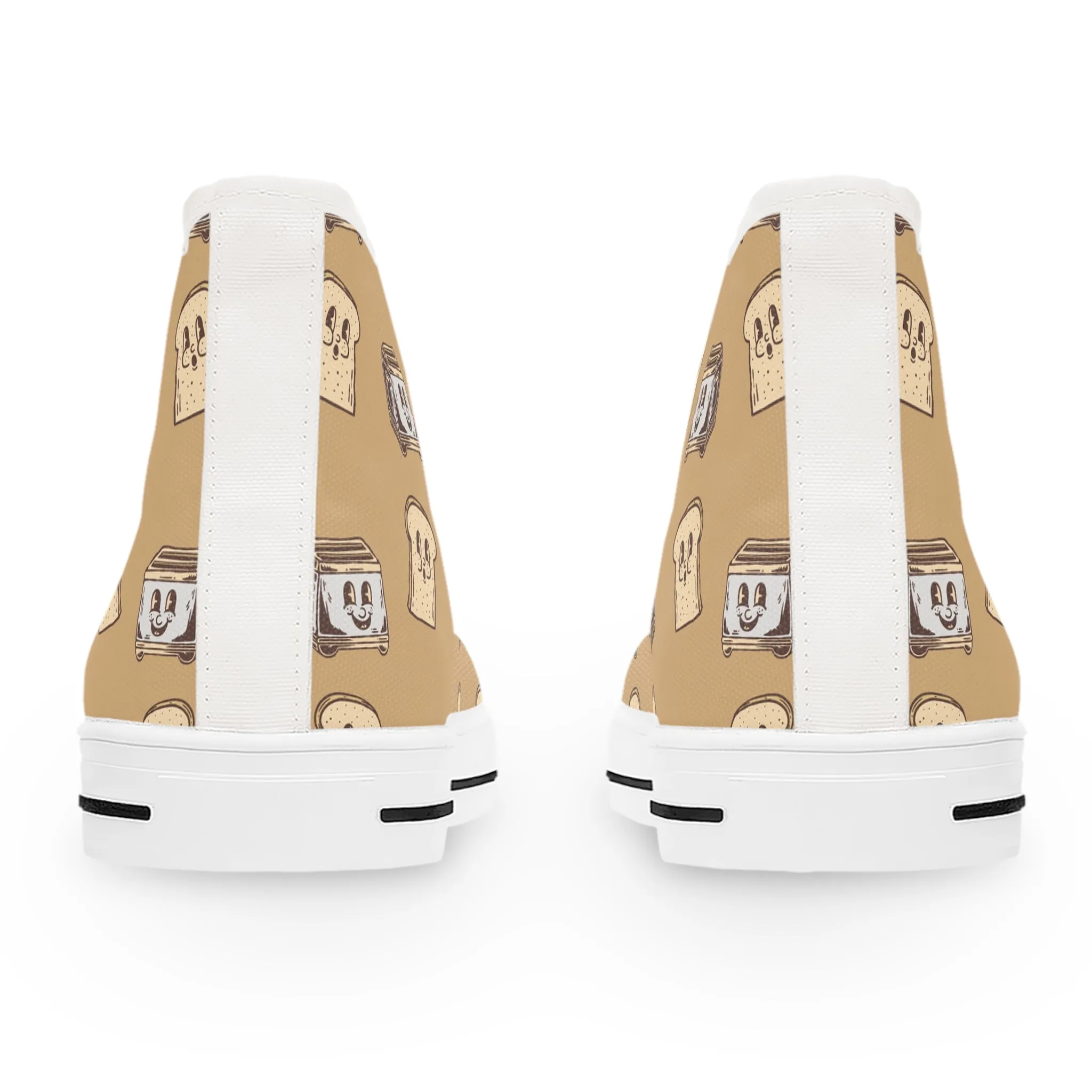 Toast and Toaster Women's High Top Sneakers