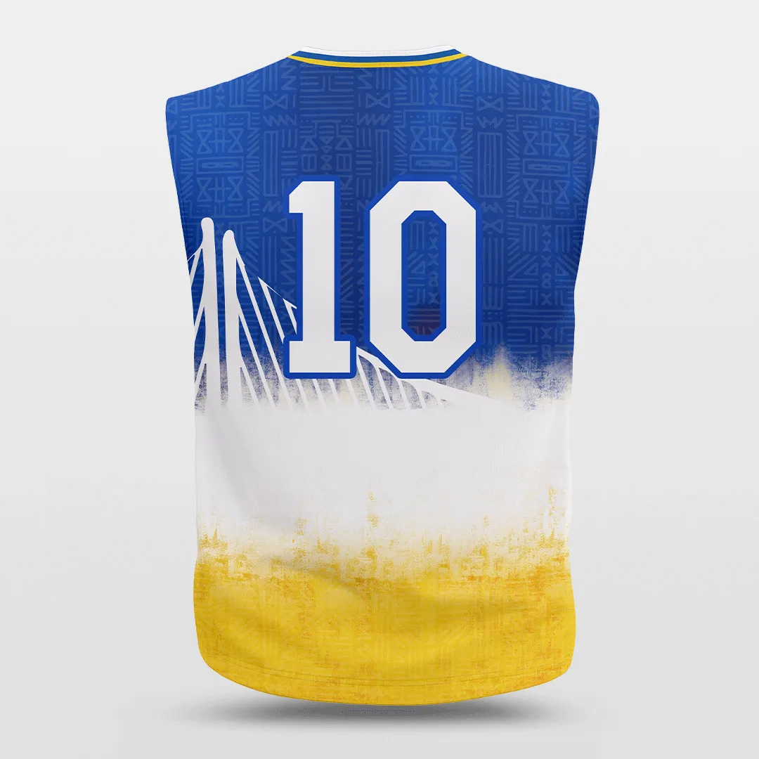 Warriors - Customized Wide Shoulder Basketball Jersey