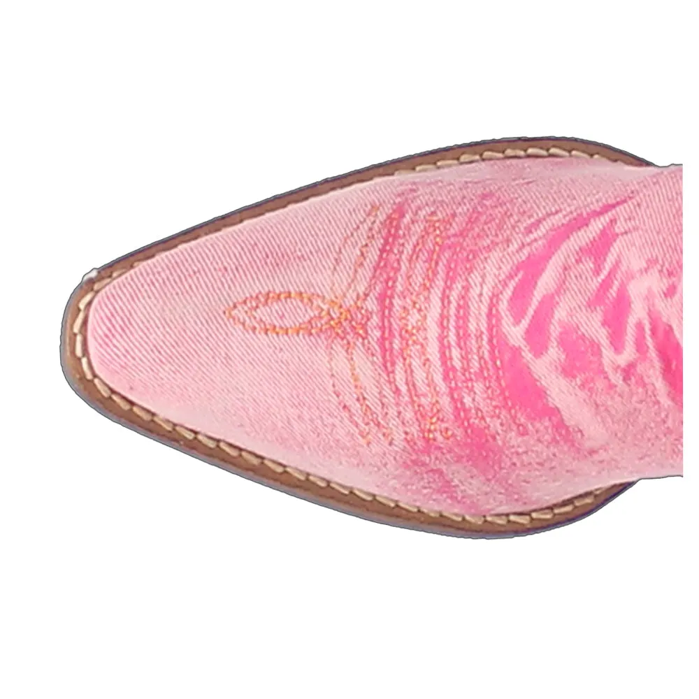 Y'All Need Dolly Embroidered Snip Toe Cowboy Boots