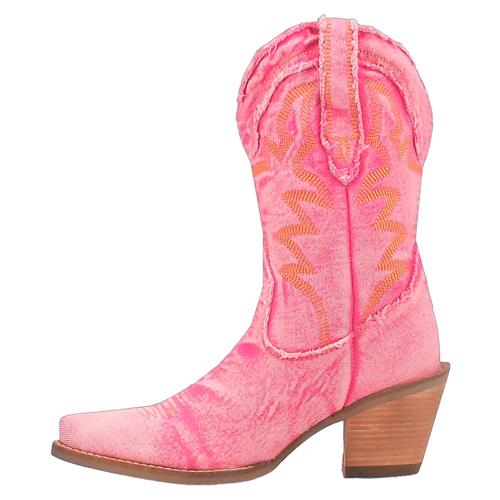 Y'All Need Dolly Embroidered Snip Toe Cowboy Boots